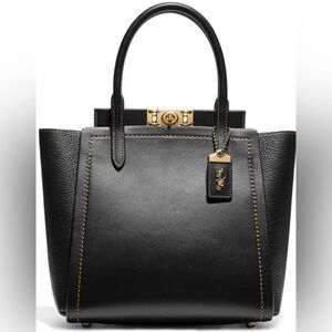 COACH TROUPE TOTE - BLACK